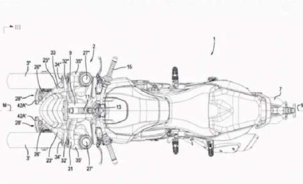 Aprilia Three-Wheeler Patent 1