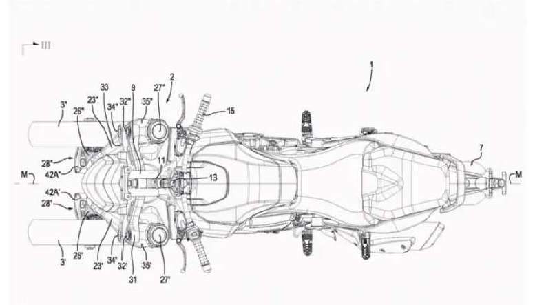 Aprilia Three-Wheeler Patent 1