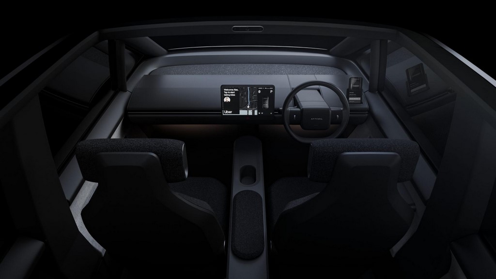 Arrival Uber Electric Car Dashboard