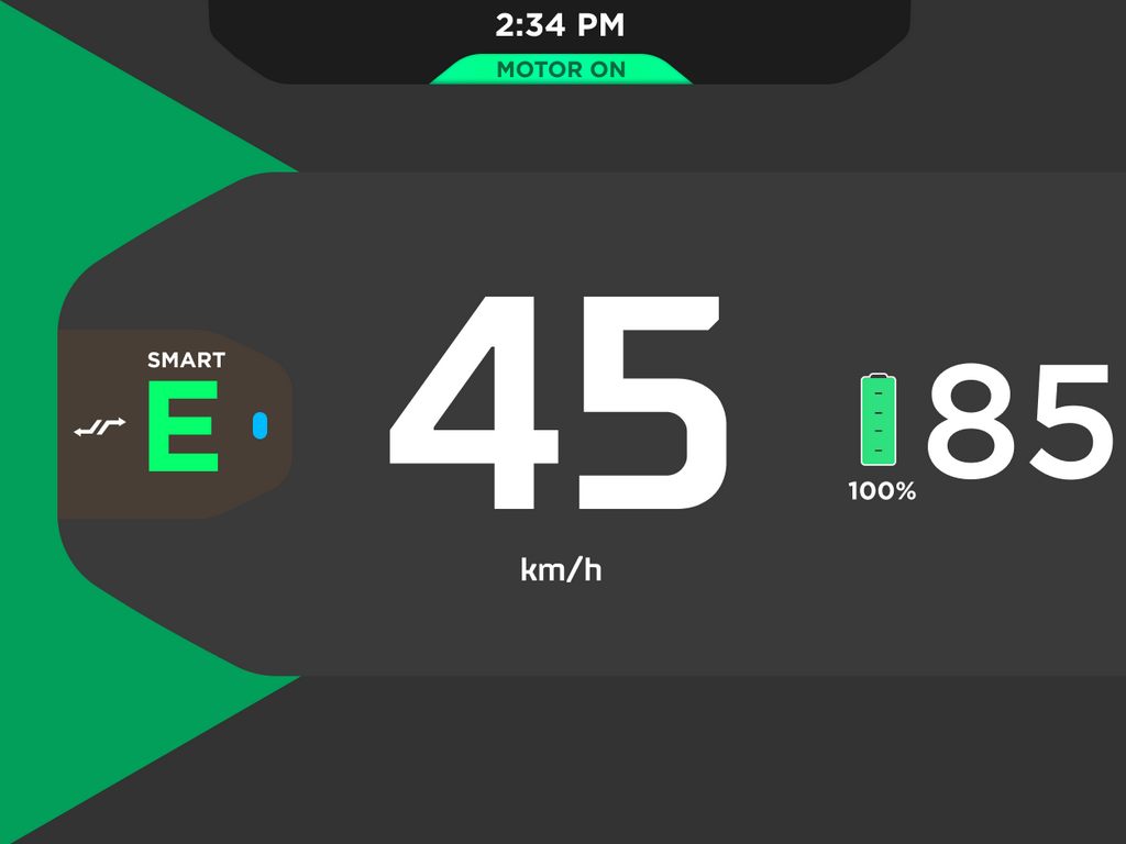 Ather 450 Update Interface