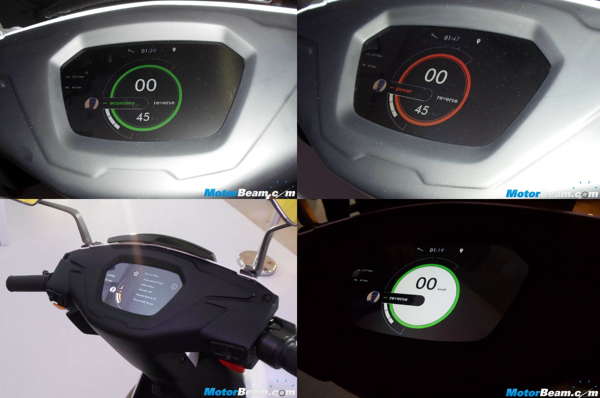 Ather S340 Dashboard