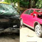 Audi Q3 Maruti Eeco Accident