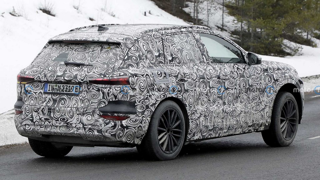 Audi Q6 e-tron Spied Rear