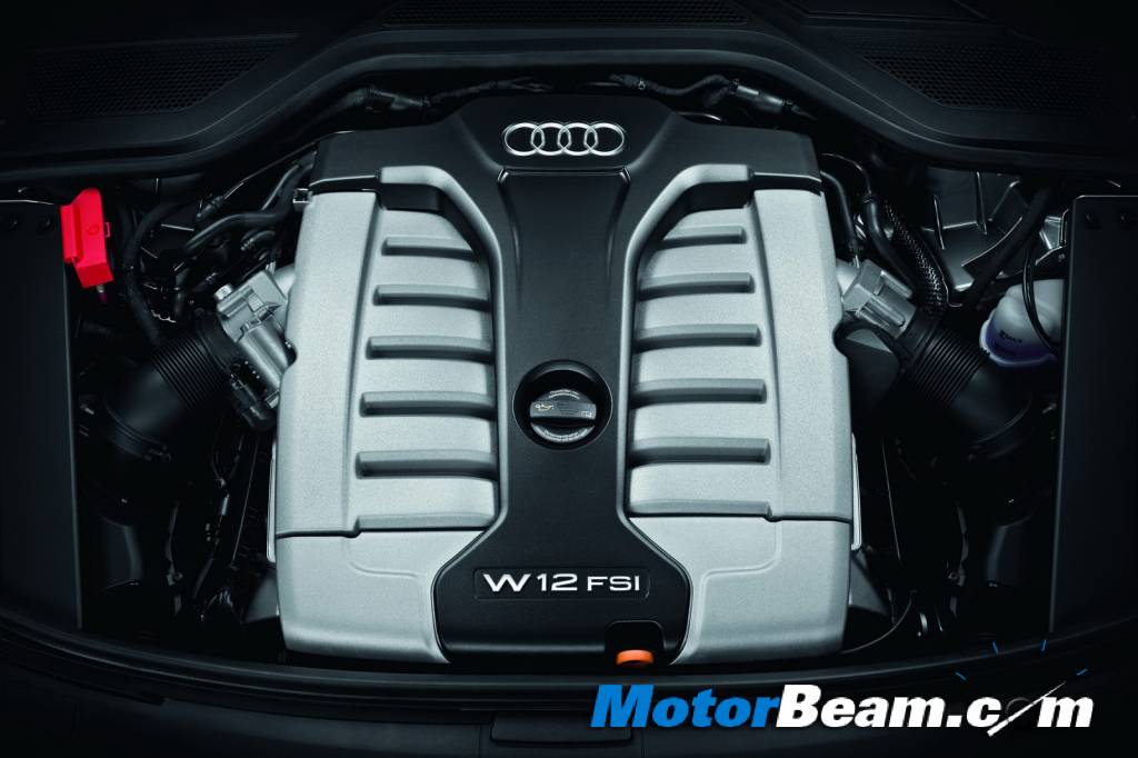 Audi A8L W12 Engine