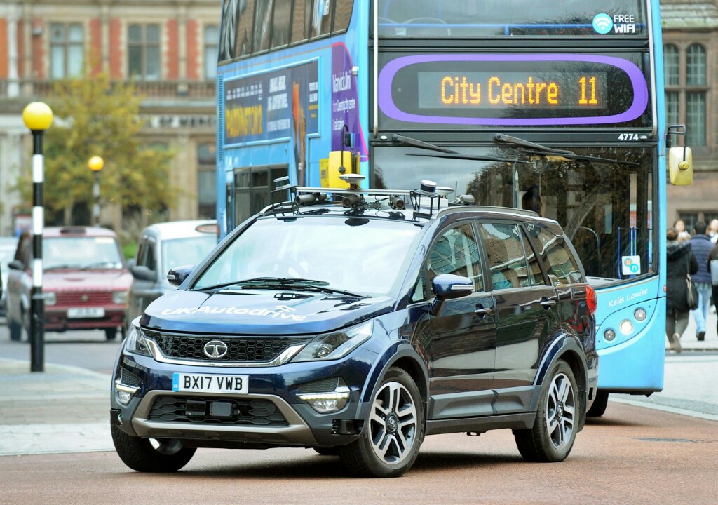 Autonomous Tata Hexa Spotted Testing