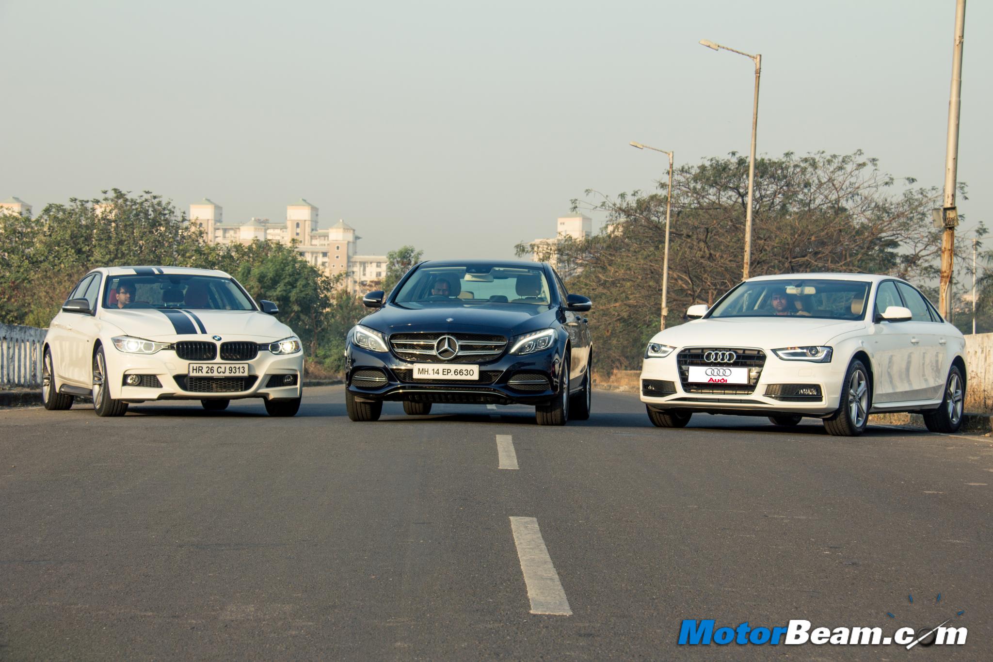 BMW 3-Series vs Mercedes C-Class vs Audi A4