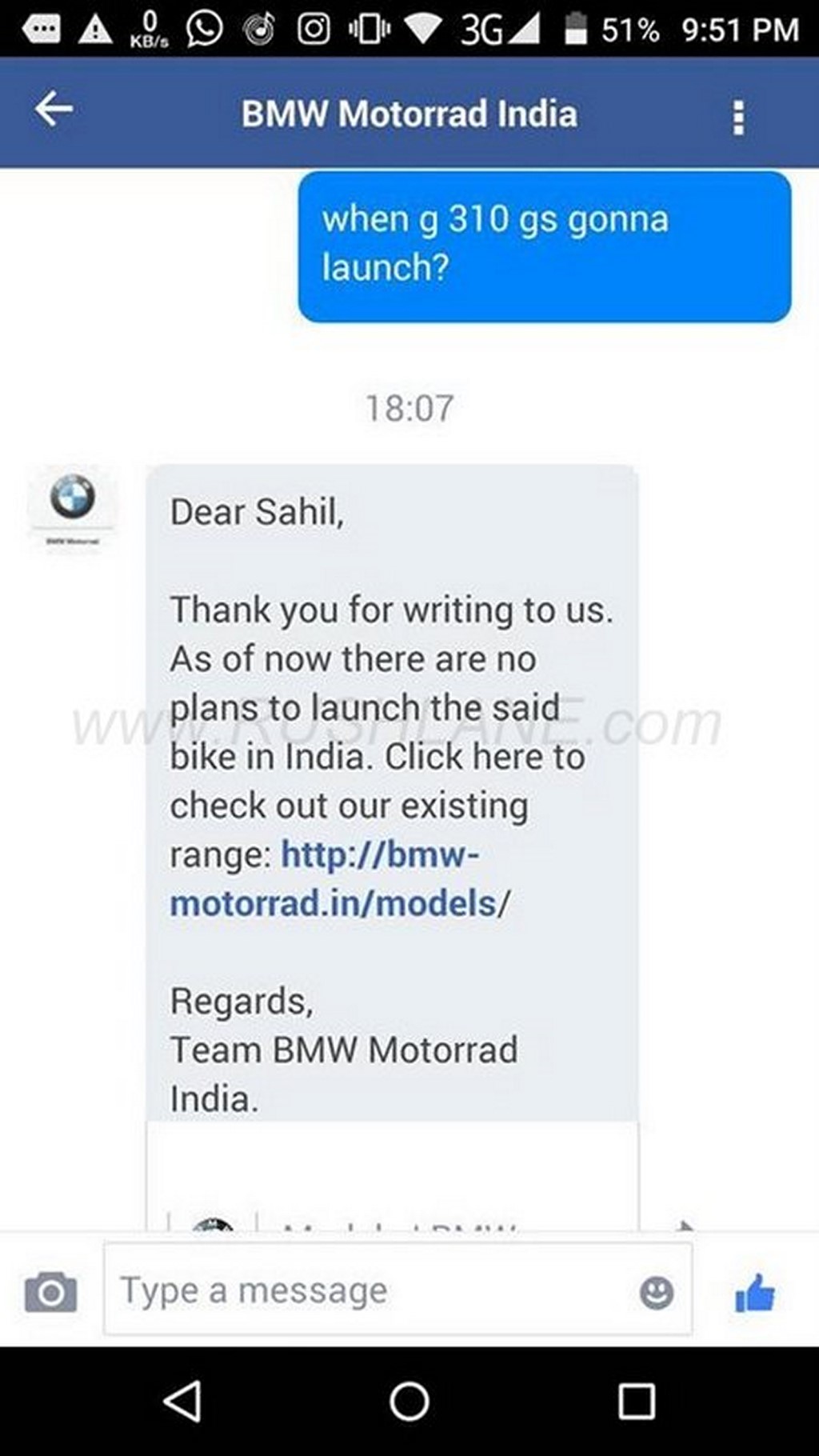 BMW G310 GS Launch Plans