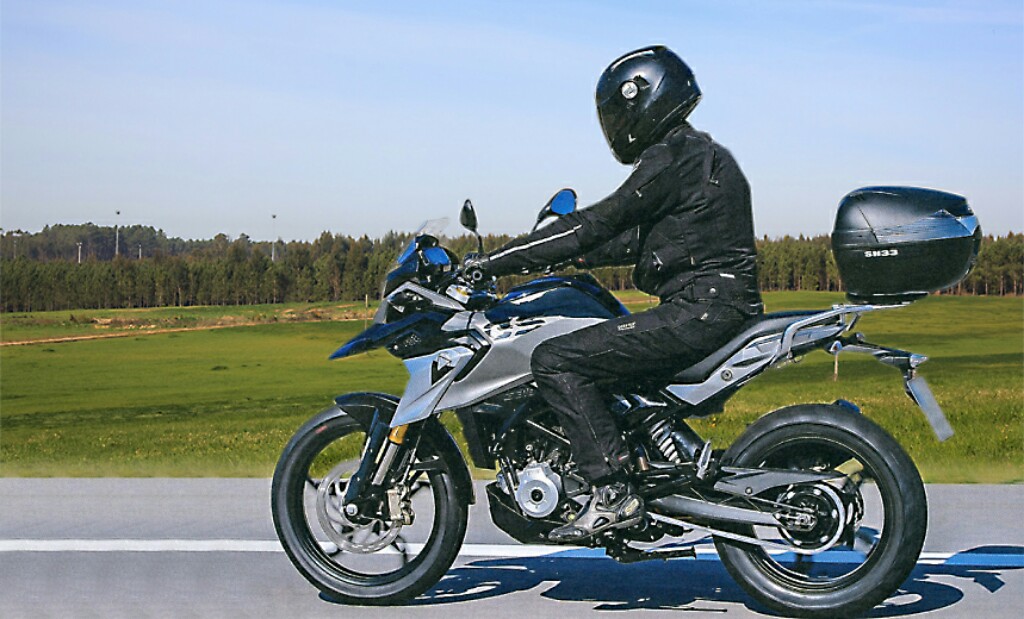 BMW G310 GS Spied Testing Accesories