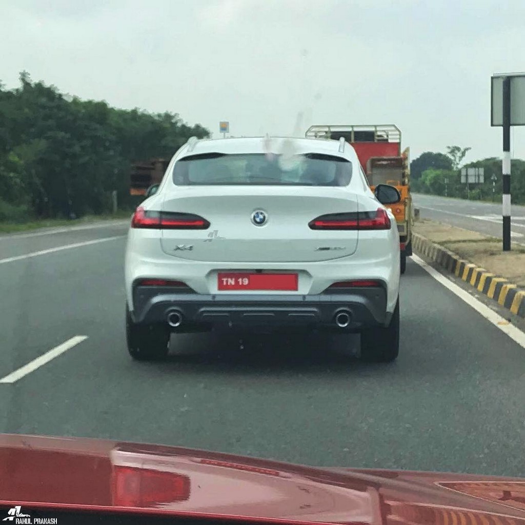 BMW X4 Spotted Rear
