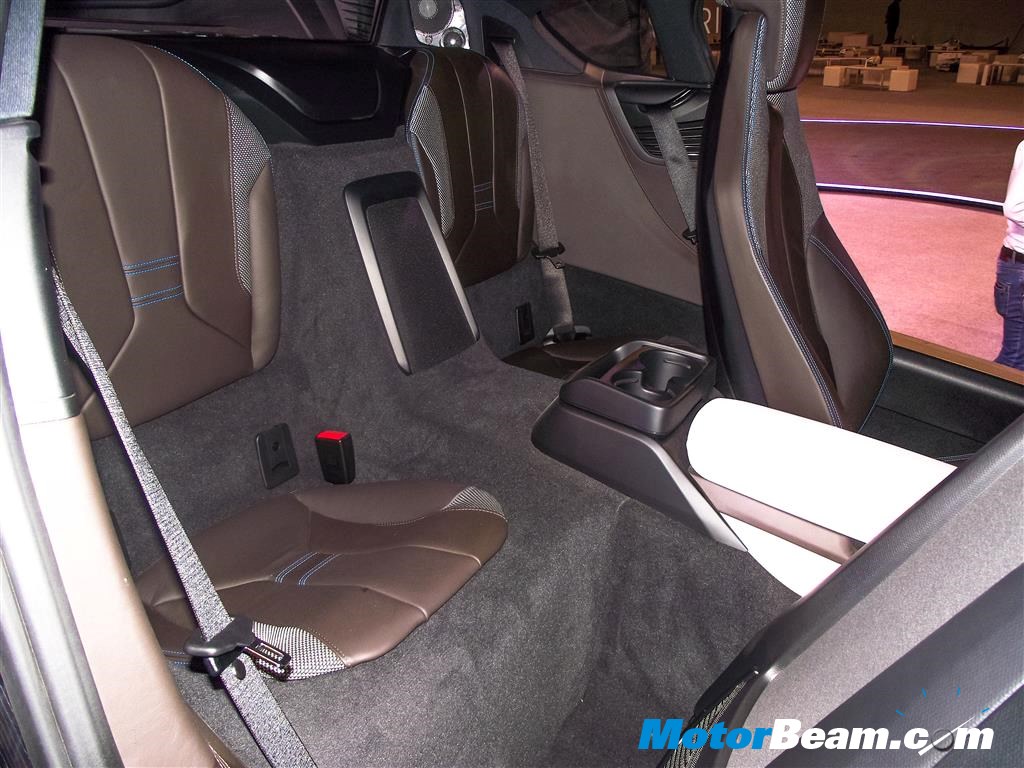 BMW i8 Launch Rear Seats
