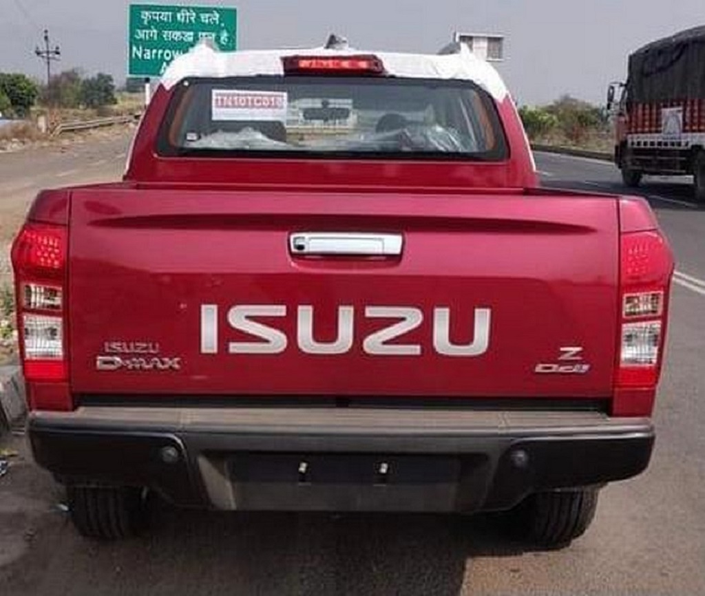 BS6 Isuzu D-Max Spotted Rear