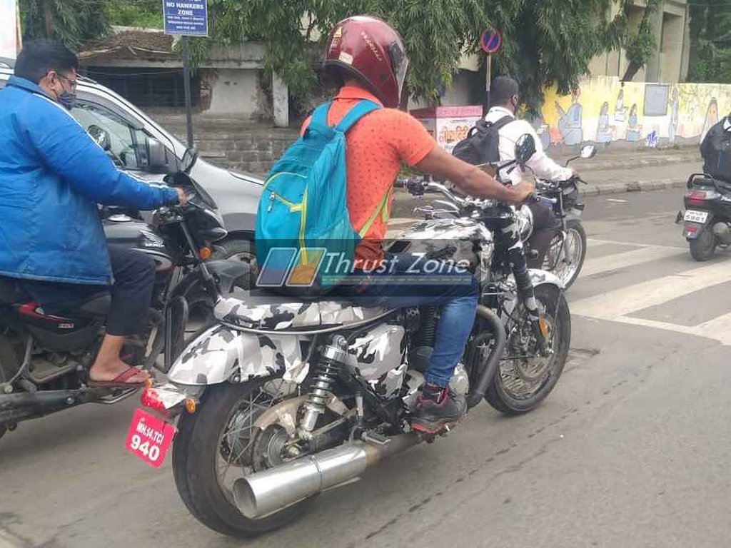 BSA 650cc Motorcycle Spied