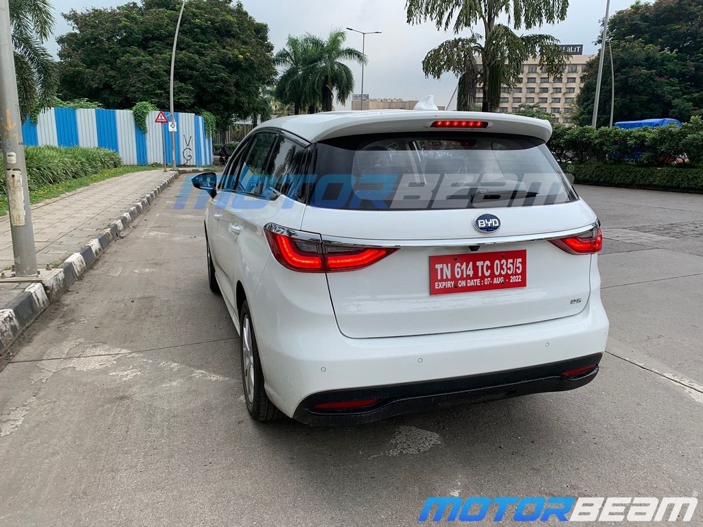 BYD e6 MPV Spotted Rear