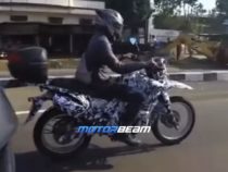 Bajaj Adventure Motorcycle Spotted