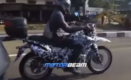 Bajaj Adventure Motorcycle Spotted