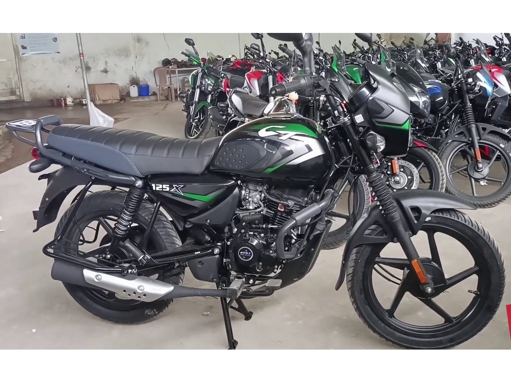 Bajaj CT125X Green Right Side