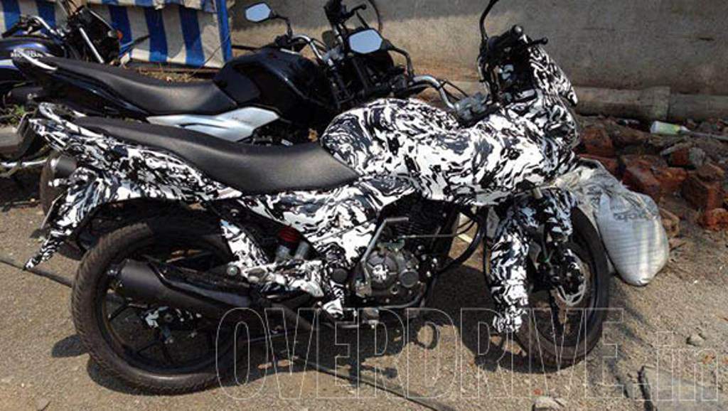 Bajaj Discover F150 Spy Shot Side