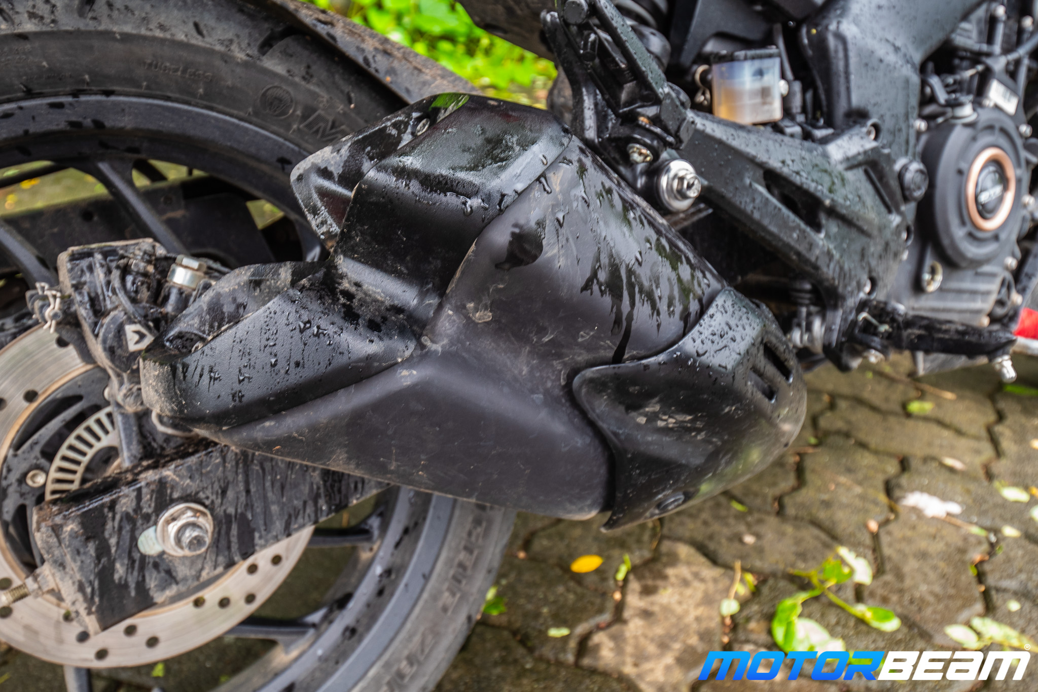 Bajaj Dominar 250 Review Exhaust