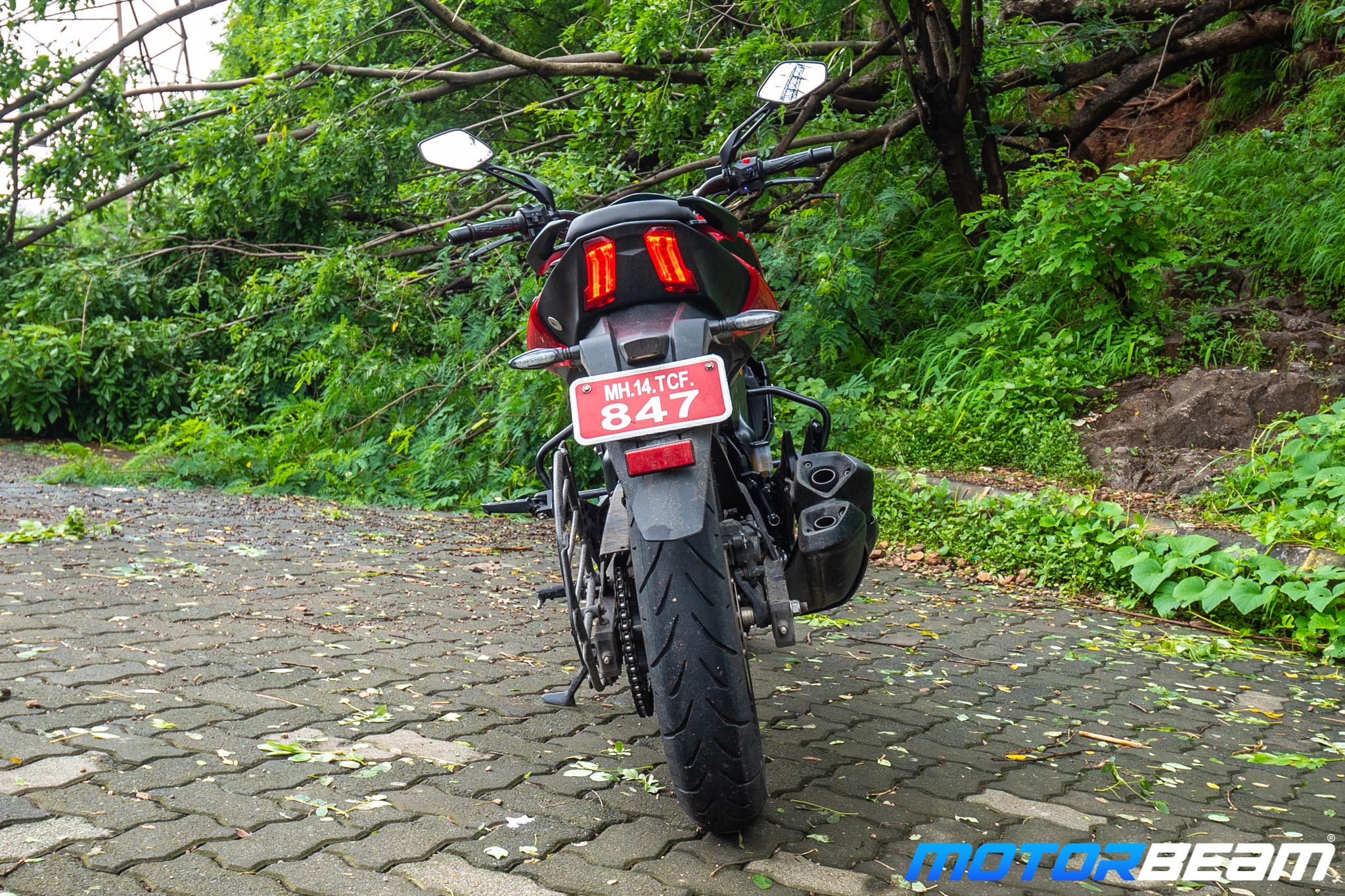 Bajaj Dominar 250 Review Rear