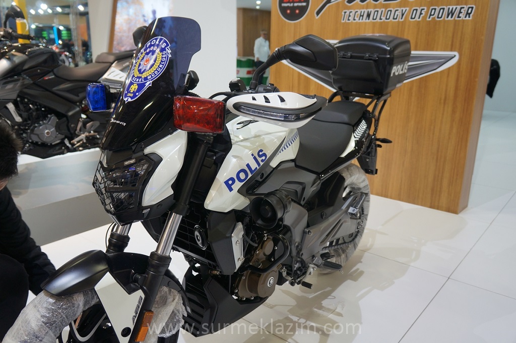 Bajaj Dominar 400 Police Bike Showcased In White