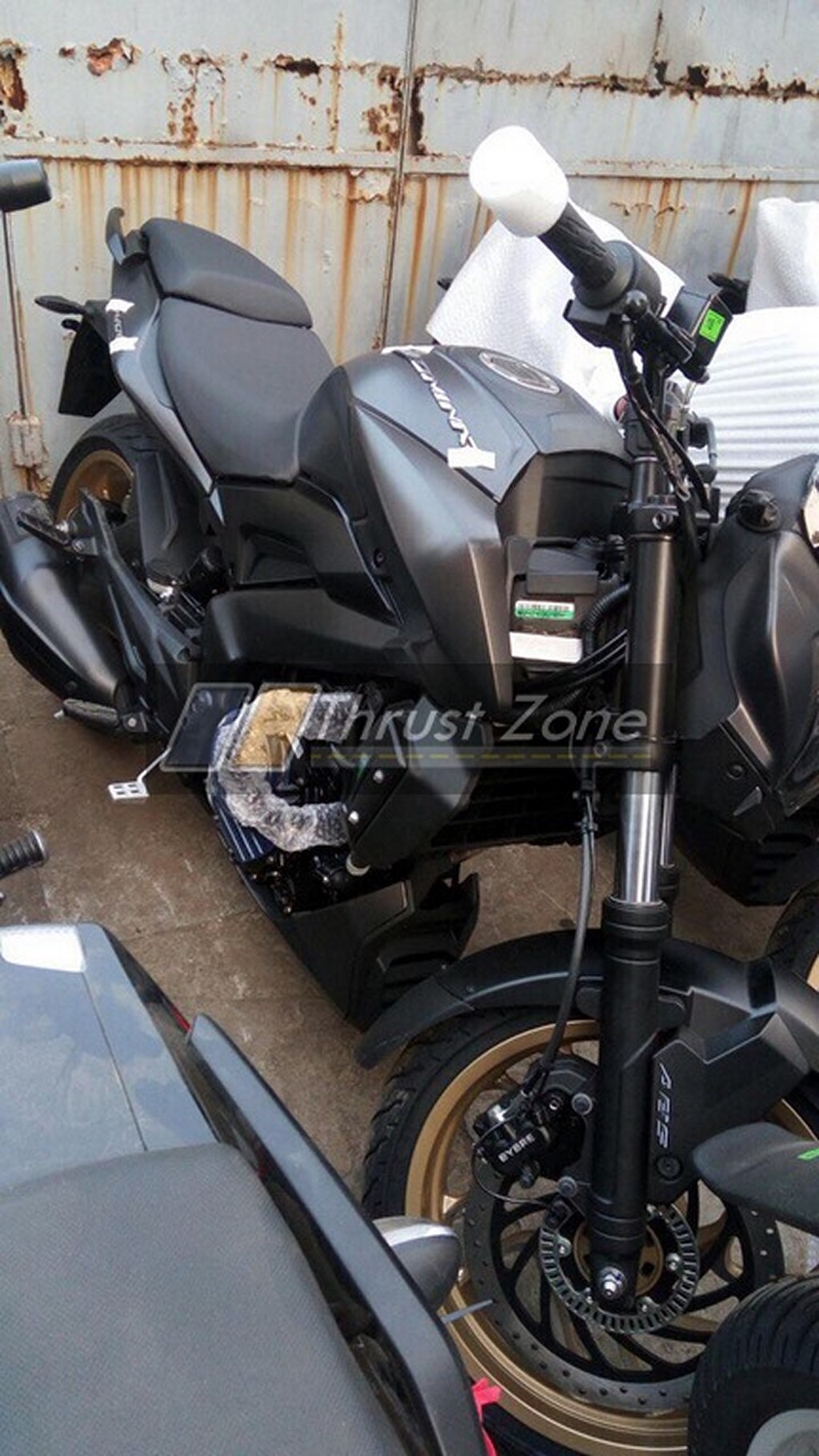 Bajaj Dominar 400 With Gold Wheels