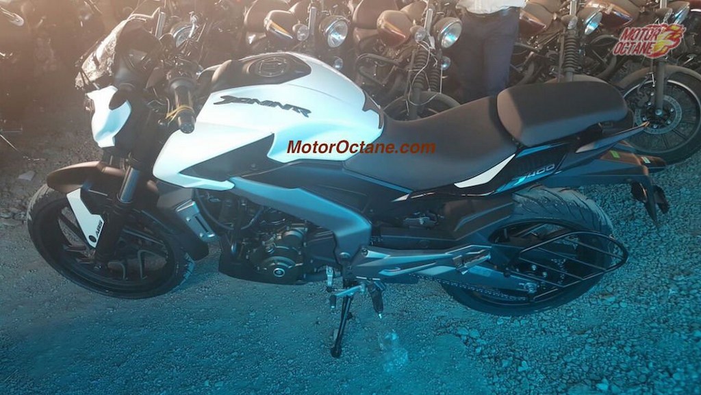 Bajaj Dominar White