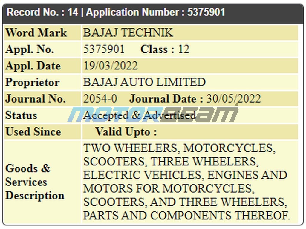 Bajaj Dynamo Technik