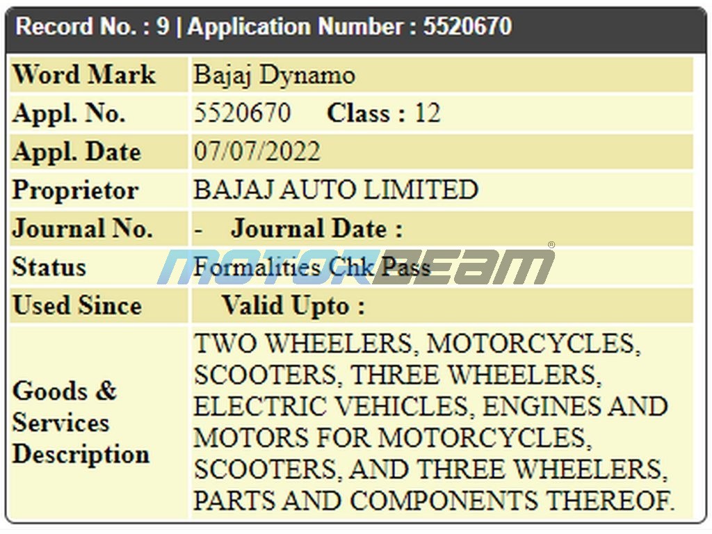 Bajaj Dynamo