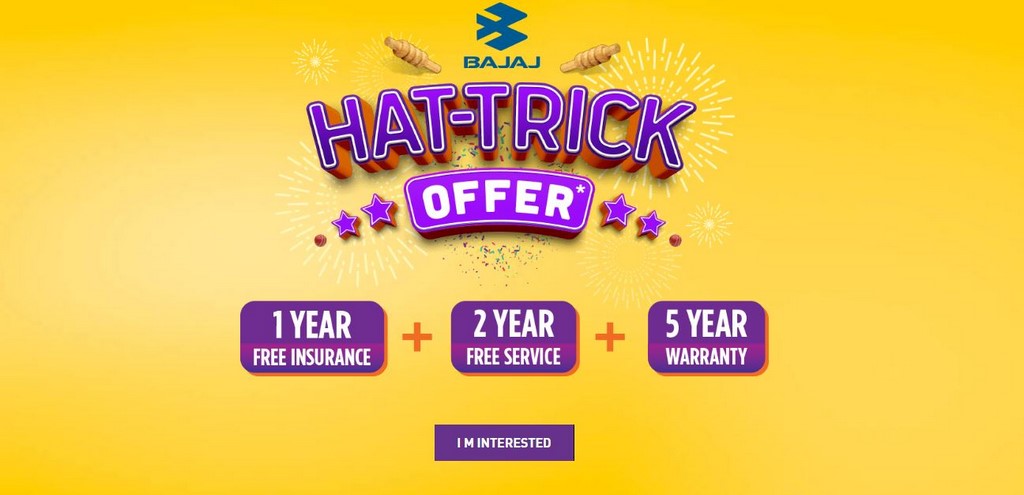 Bajaj Hat-Trick Offer