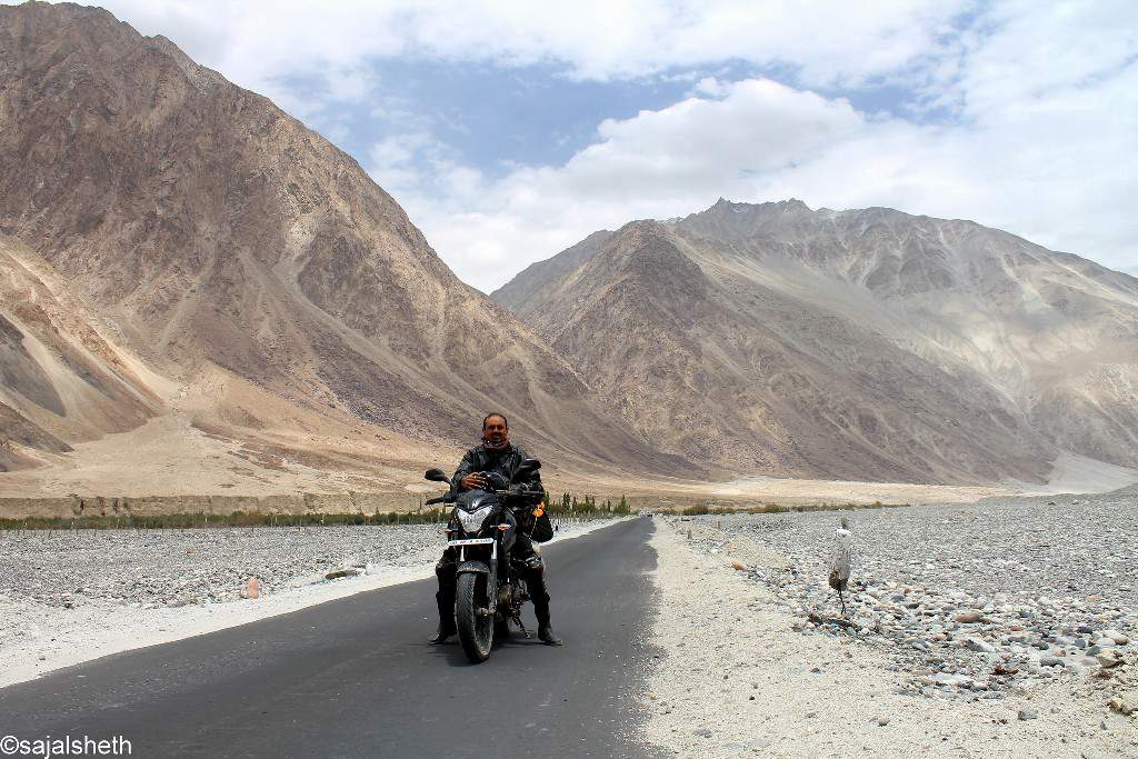 Bajaj Pulsar 200 NS Ladakh-Ride Sajal Sheth