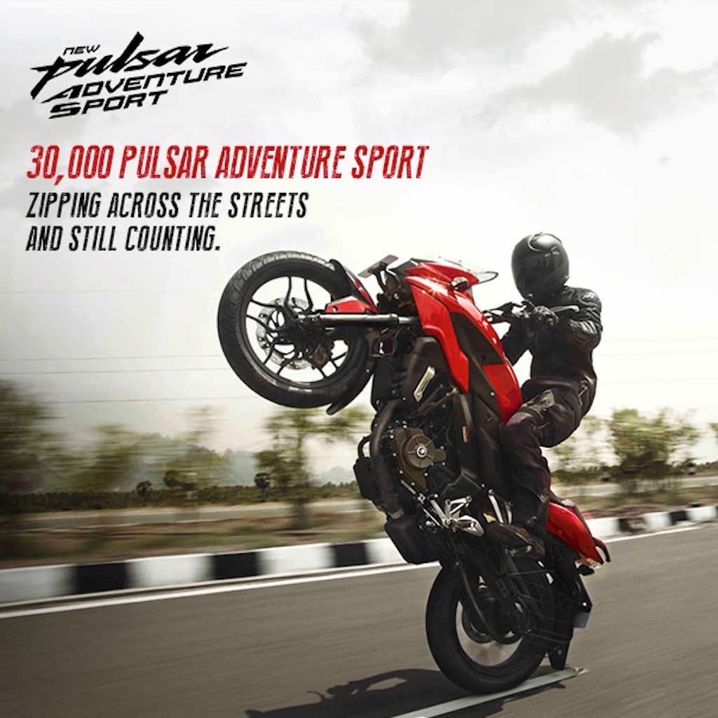 Bajaj Pulsar Adventure Sport Sales