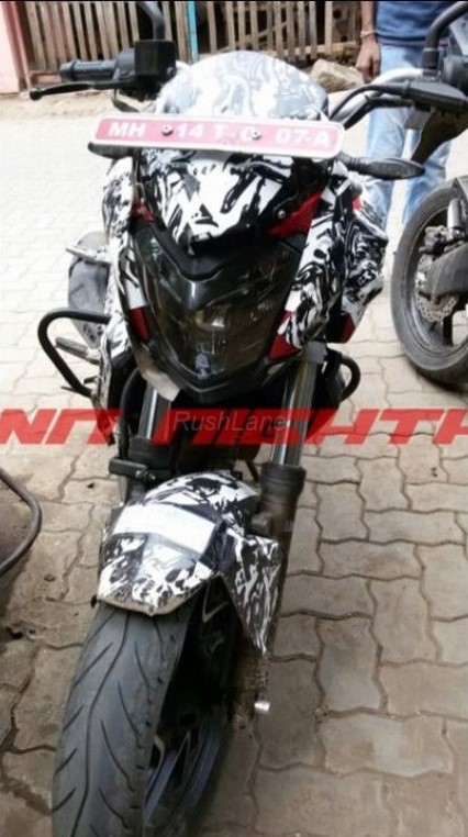 Bajaj Pulsar CS400 Spied Headlight