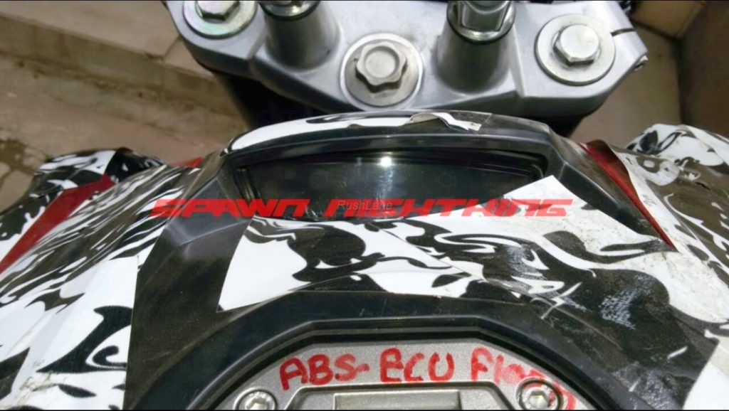 Bajaj Pulsar CS400 Spied Tank Display