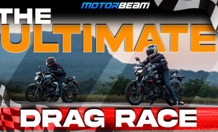 Bajaj Pulsar N160 vs TVS Apache RTR 160 4V - Drag Race