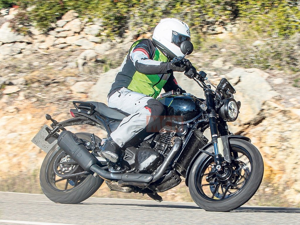 Bajaj-Triumph Bike Spied