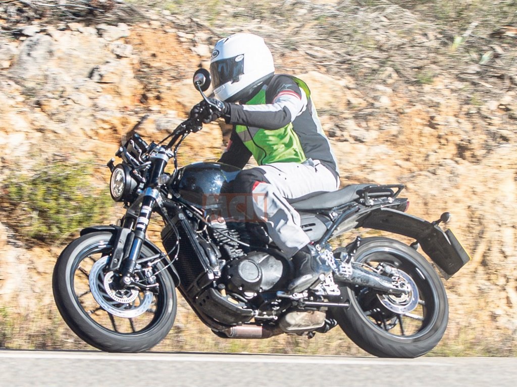 Bajaj-Triumph Roadster Spied