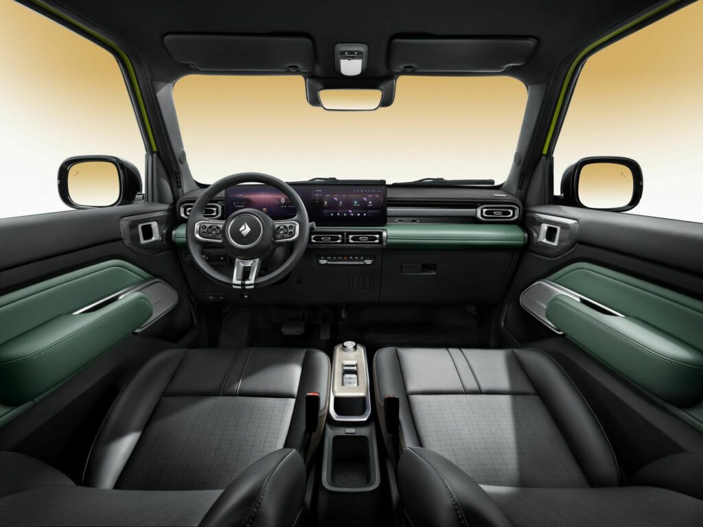 Interior design of the concept car