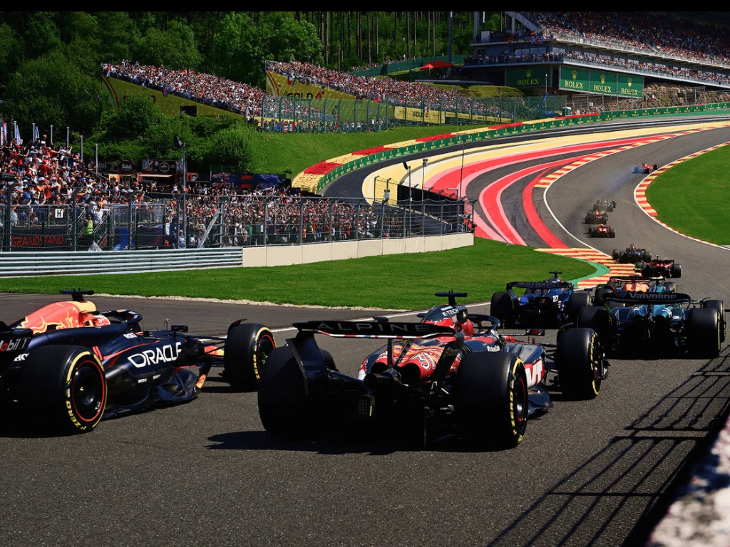 Belgian GP race start