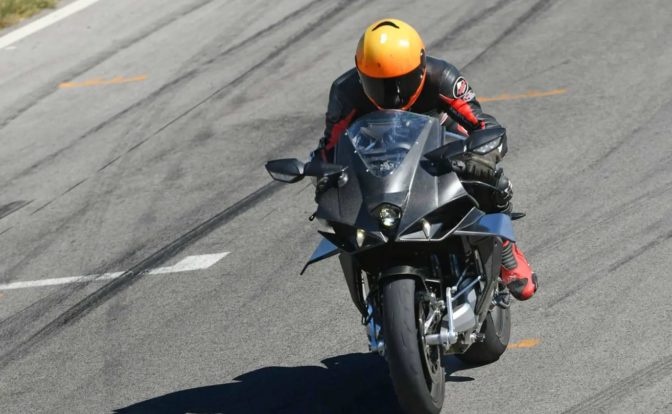 Bimota Tesi H2 Testing Front