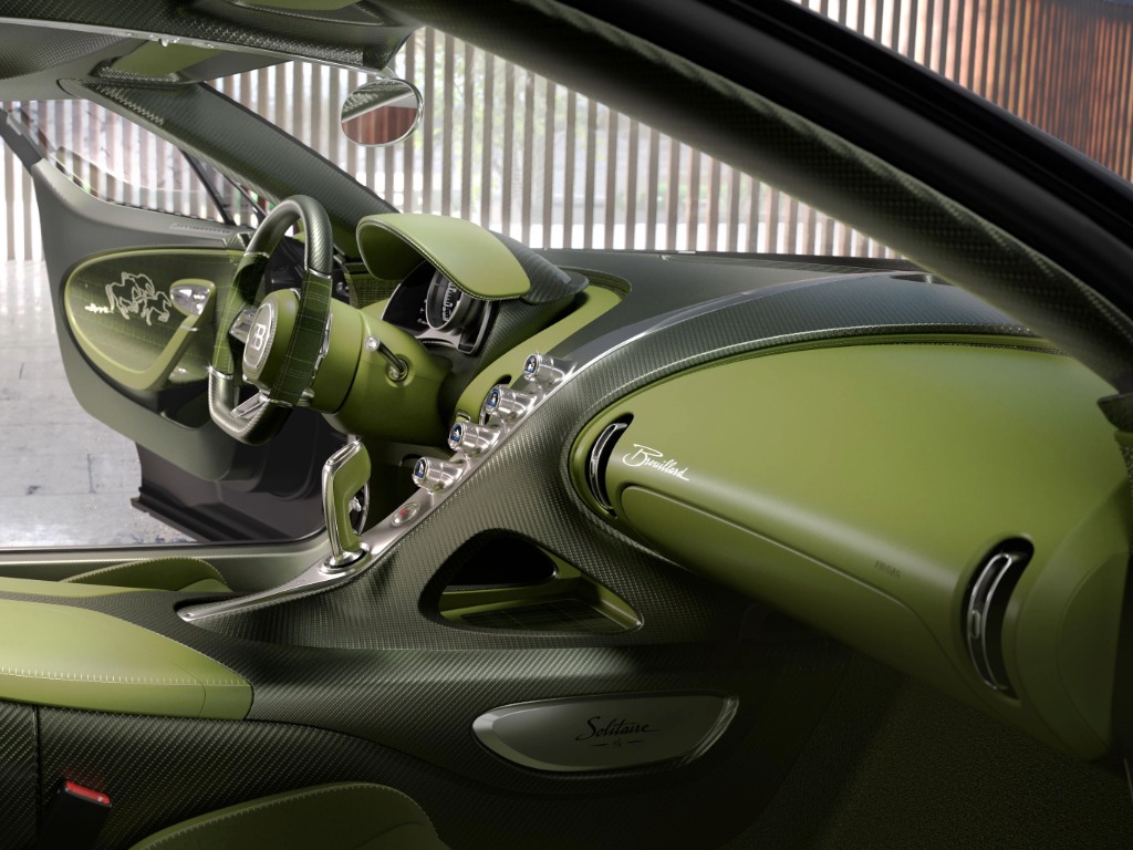 Bugatti Brouillard interior