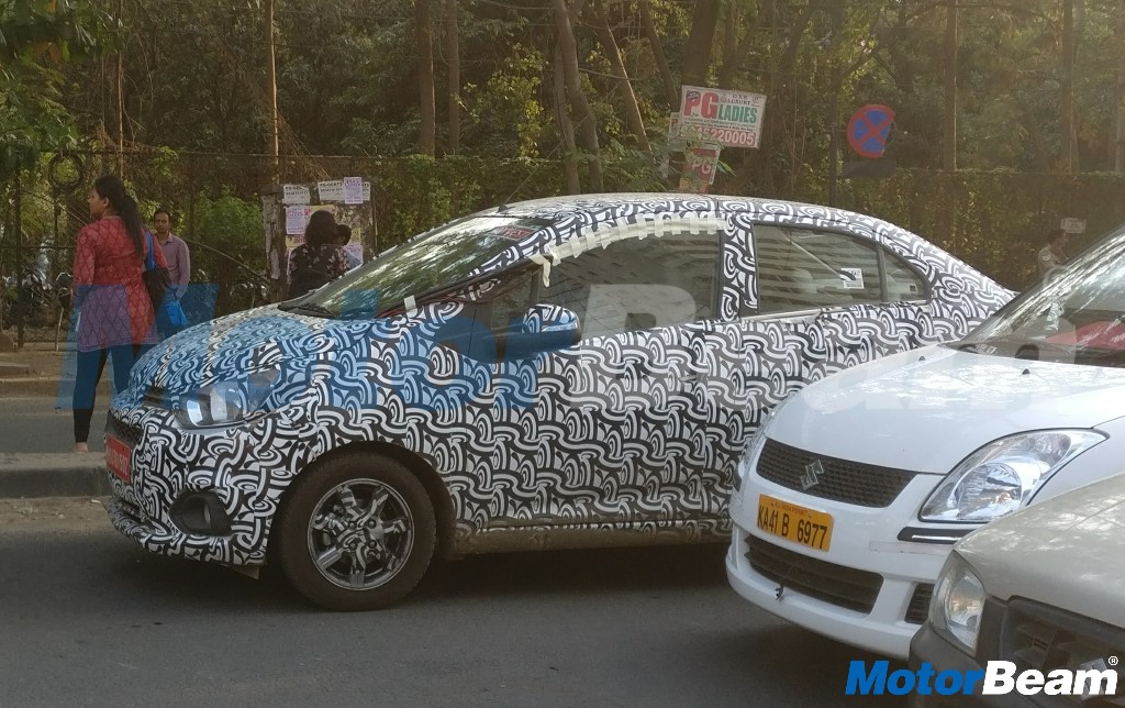 Chevrolet Beat Essentia Test Mule