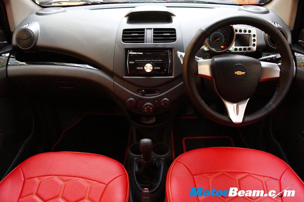 Chevrolet Beat ManU Edition Interior