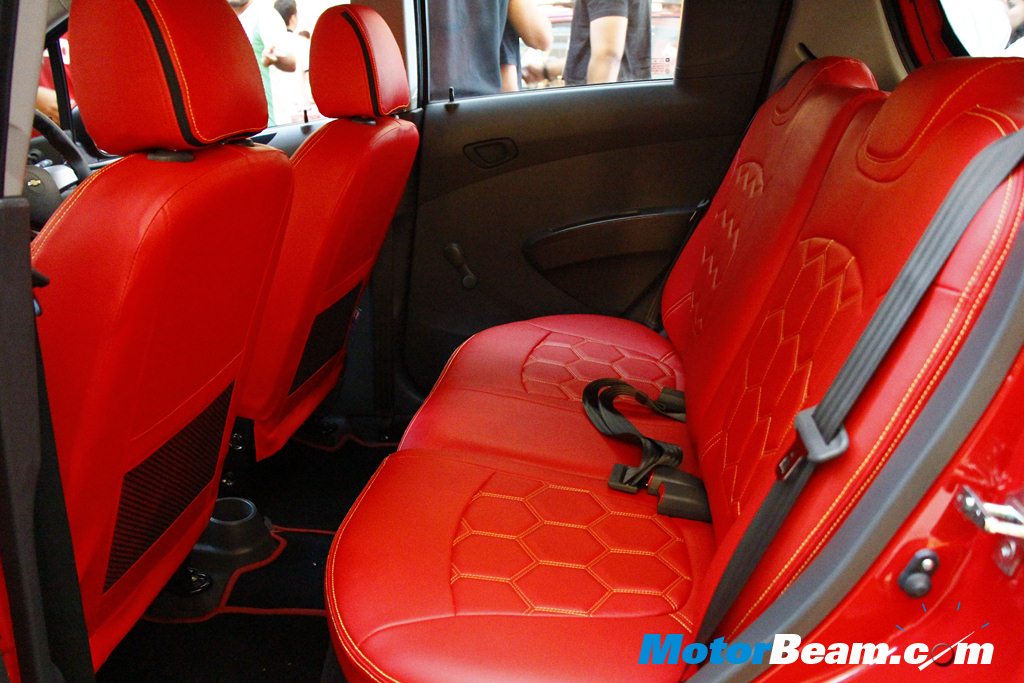 Chevrolet Beat ManU Edition Seats