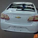 Chevrolet Cruze Facelift China Spy Shot Rear
