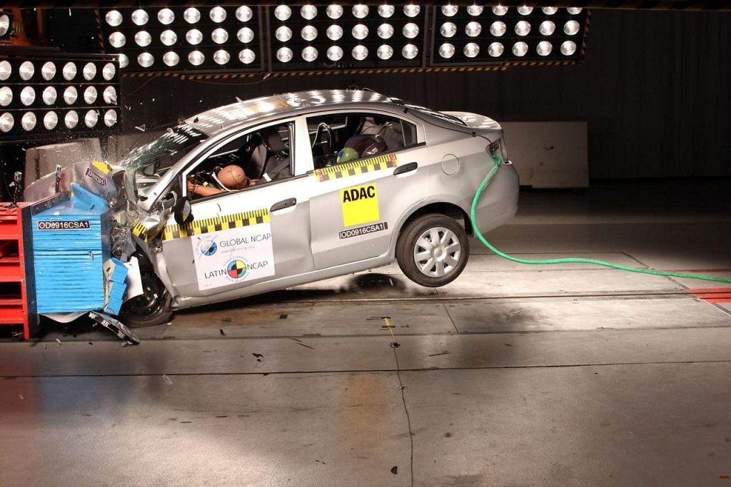 Chevrolet Sail Latin NCAP Crash Test