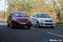Chevrolet Sail vs Maruti DZire Comparison