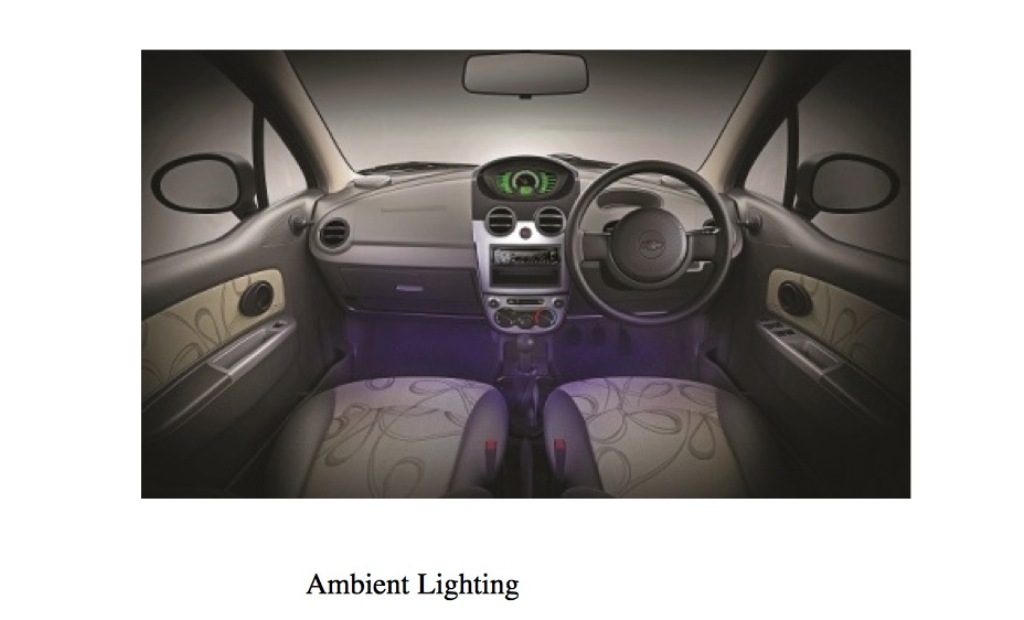 Chevrolet Spark Limited Edition Ambient lighting