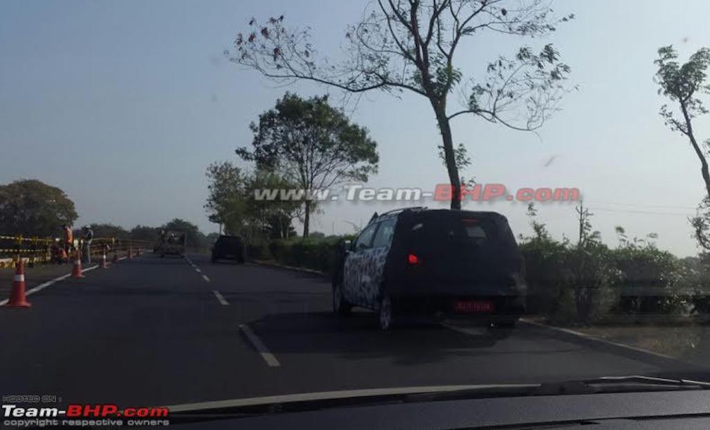 Chevrolet Spin Spy Shot India