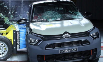 Citroen Basalt crash test front