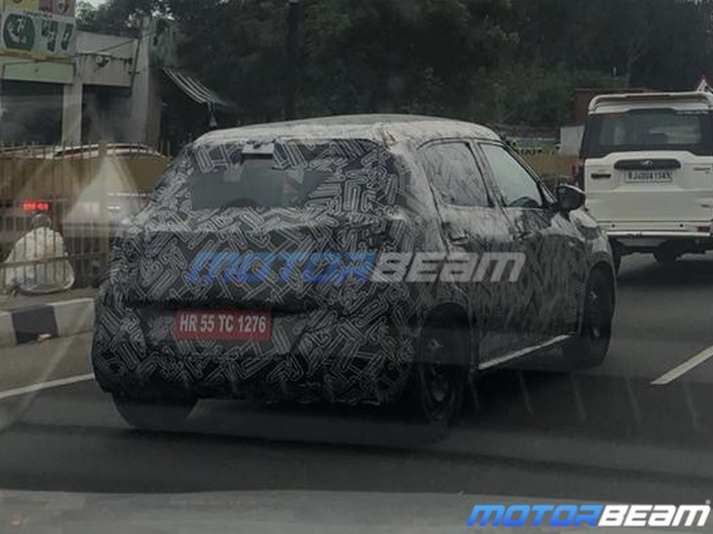 Citroen Compact SUV Spotted Rear Three Quarter